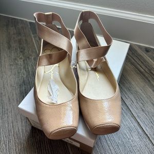Jessica Simpson nude ballet flat size 8.5